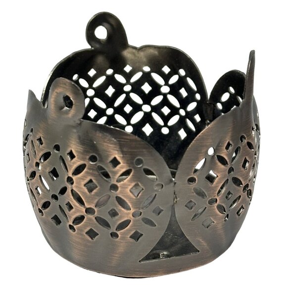 Bath & Body Works Salted Caramel Corn 1.3 Oz Bronze Pumpkin Mini Sleeve Holder - Picture 3 of 10